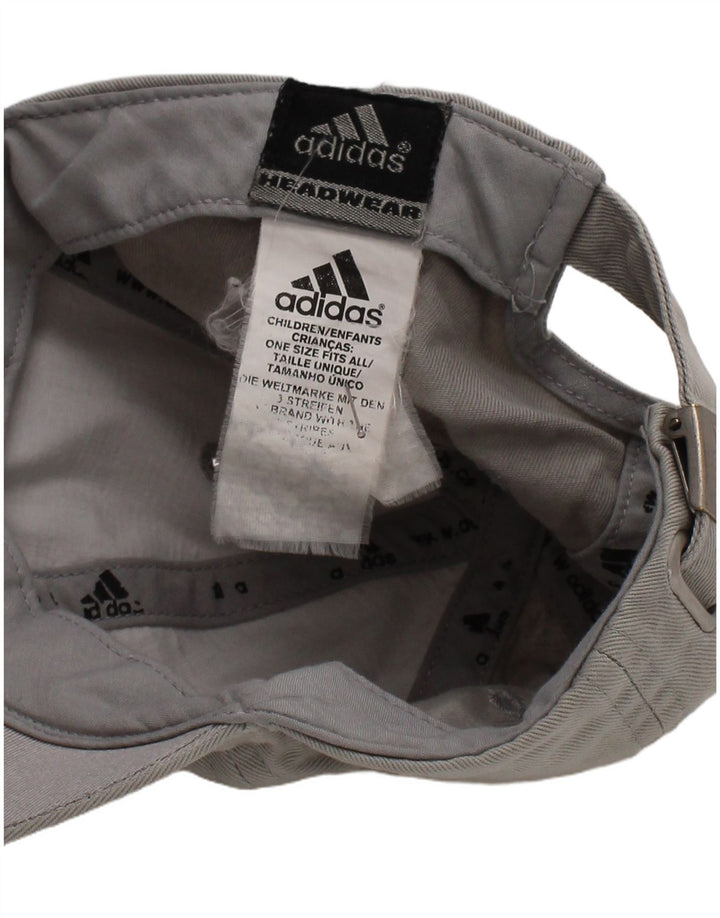 Adidas Casquette de baseball graphique pour garçon Taille unique Gris Coton