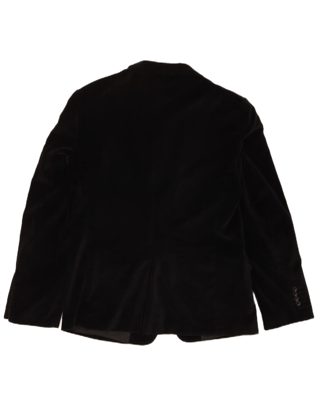 Calliope Veste blazer en velours à 2 boutons pour homme IT 52 XL en coton noir