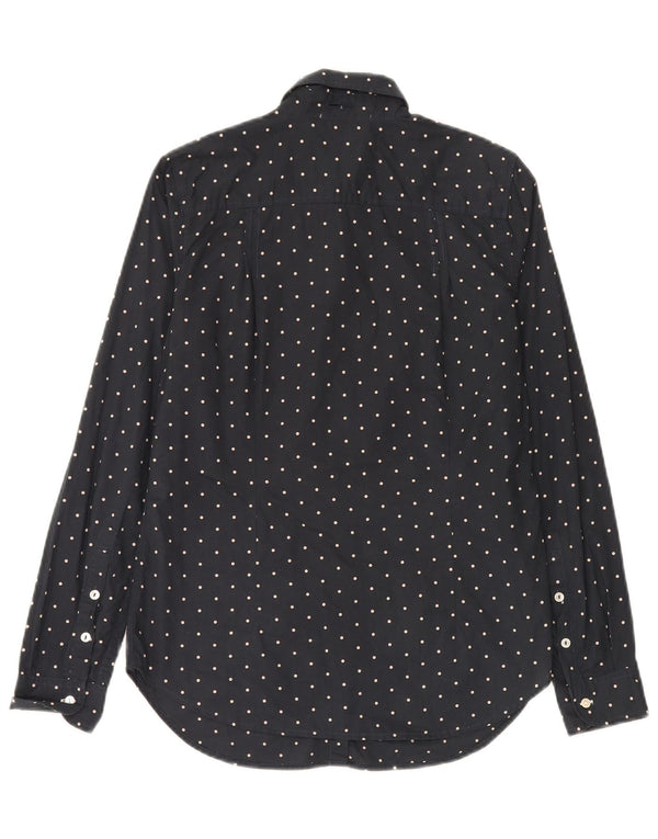 Chemise femme Gas UK 12 coton tacheté bleu marine moyen