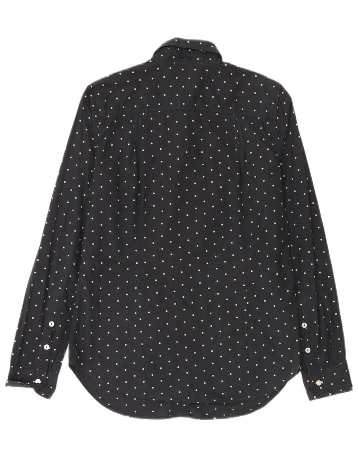 Chemise femme Gas UK 12 coton tacheté bleu marine moyen