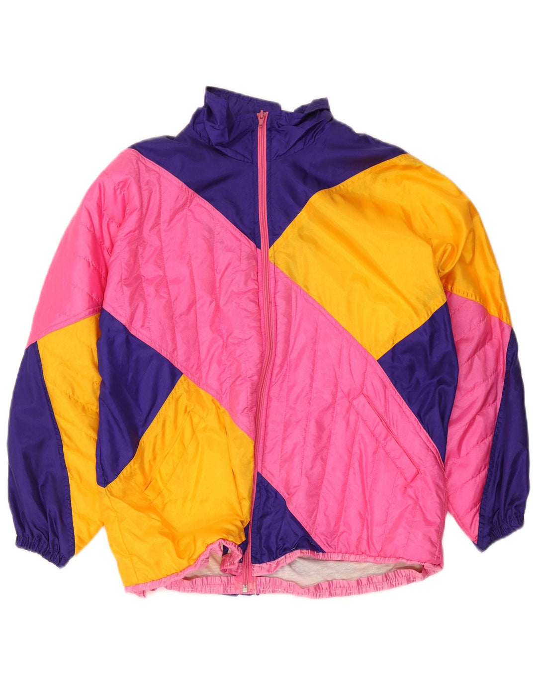 Master Veste de survêtement pour femme UK 16 Large Multicolore Colourblock