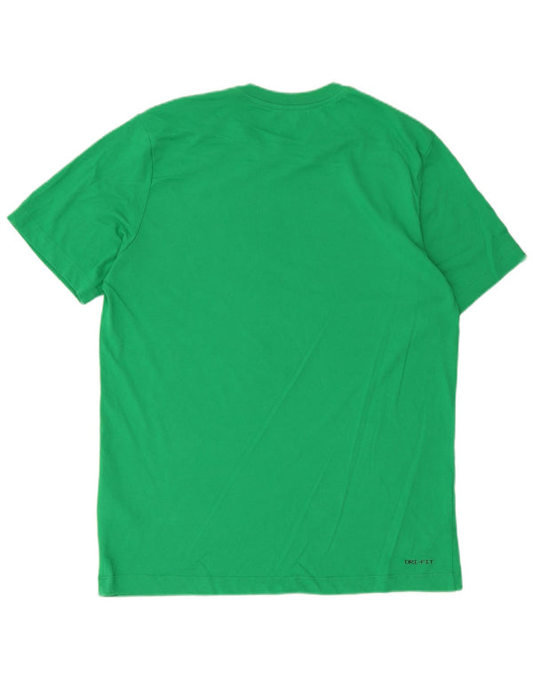Jordan T-Shirt Homme Vert Moyen Coton