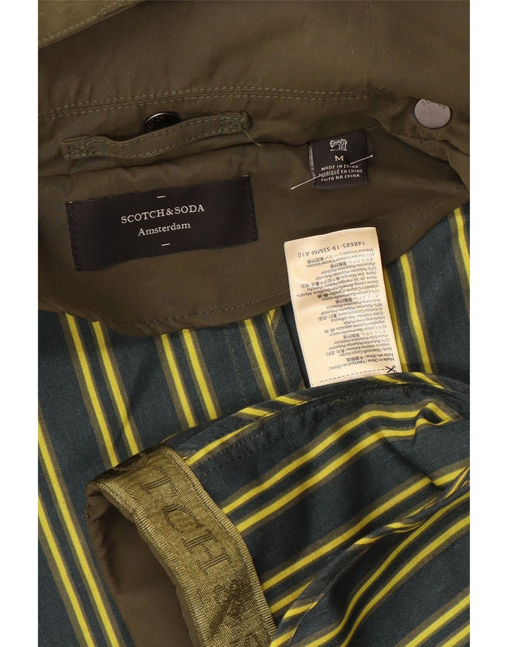 Scotch & Soda Veste Parka à Capuche Amsterdam Homme UK 38 Kaki Moyen