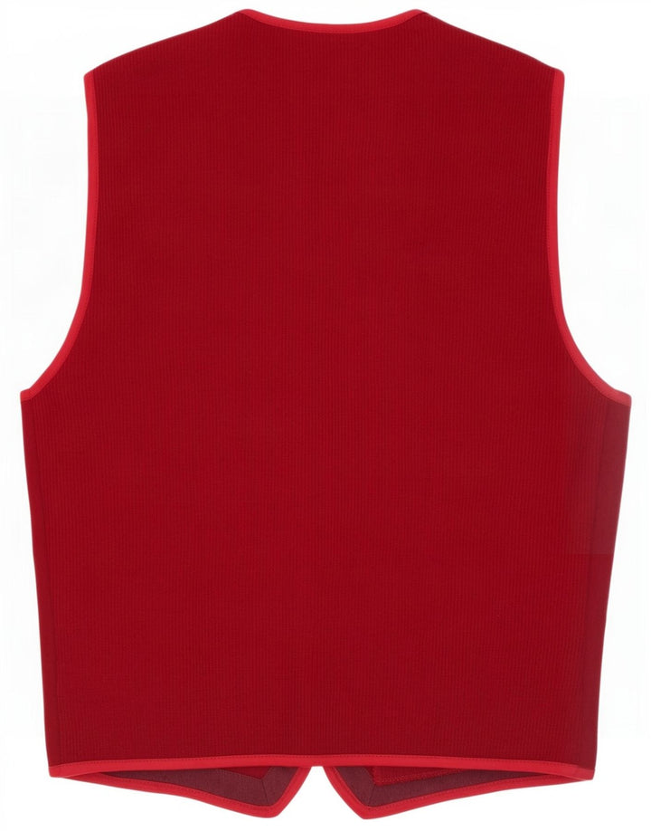 gilet vintage homme moyen bordeaux