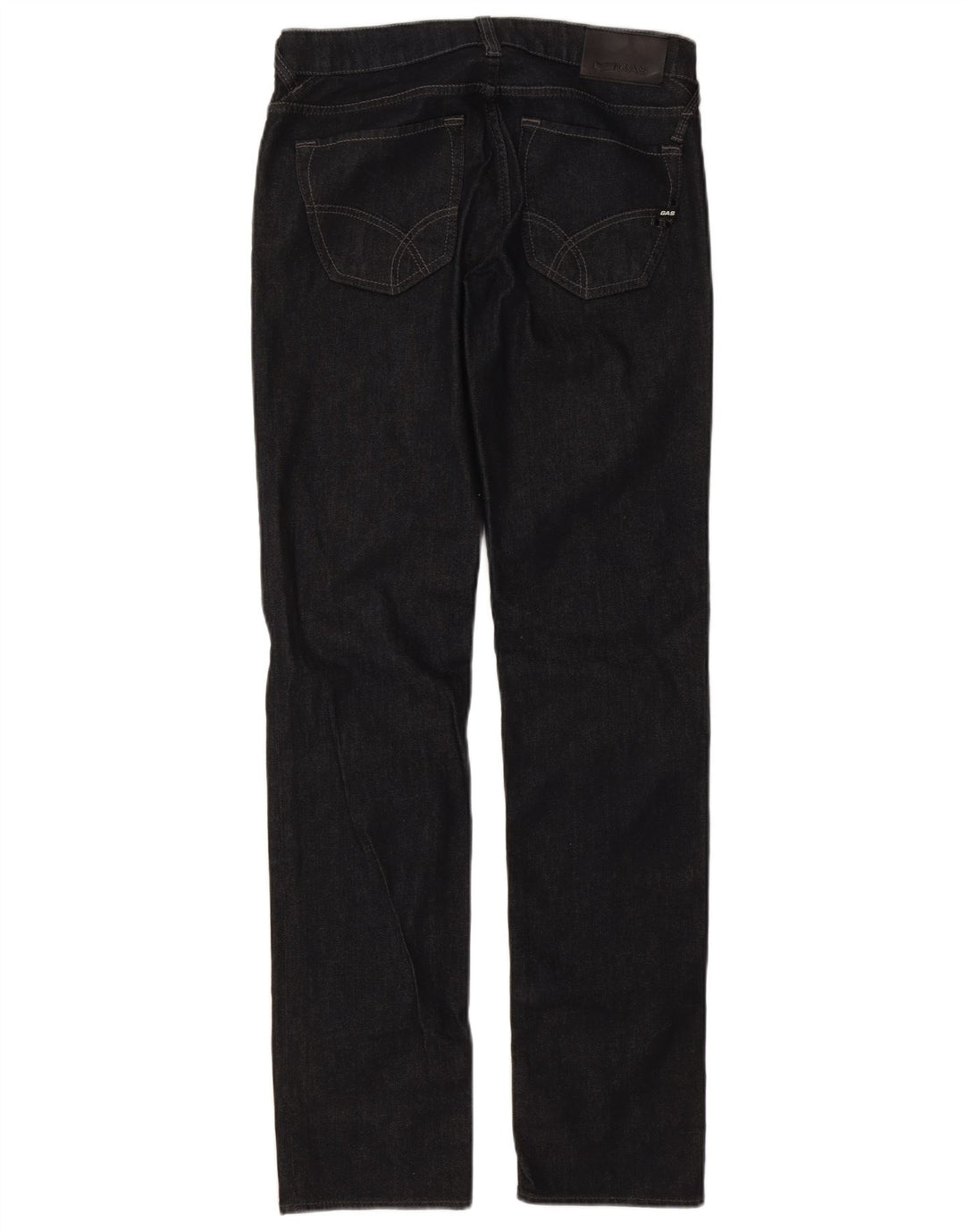 Jean droit femme Gas W32 L34 coton bleu marine