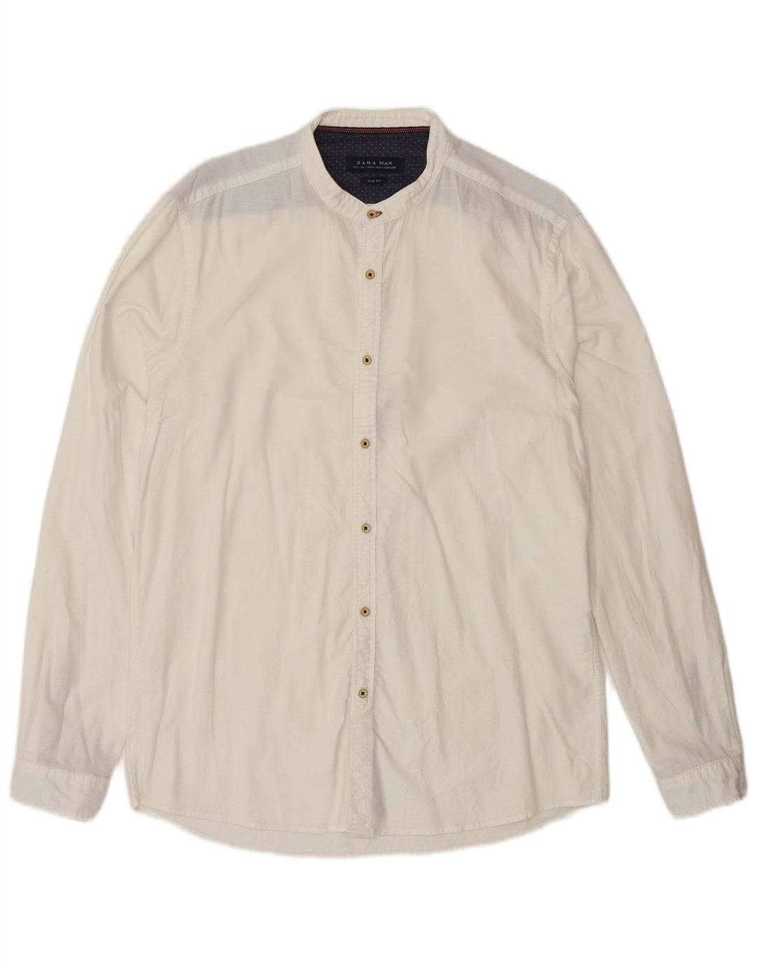 Zara Chemise Slim Fit Homme Blanc