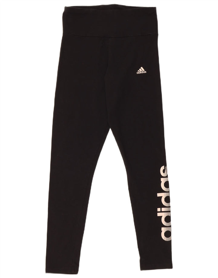 Adidas Legging graphique pour femme UK 8/10 Petit Noir