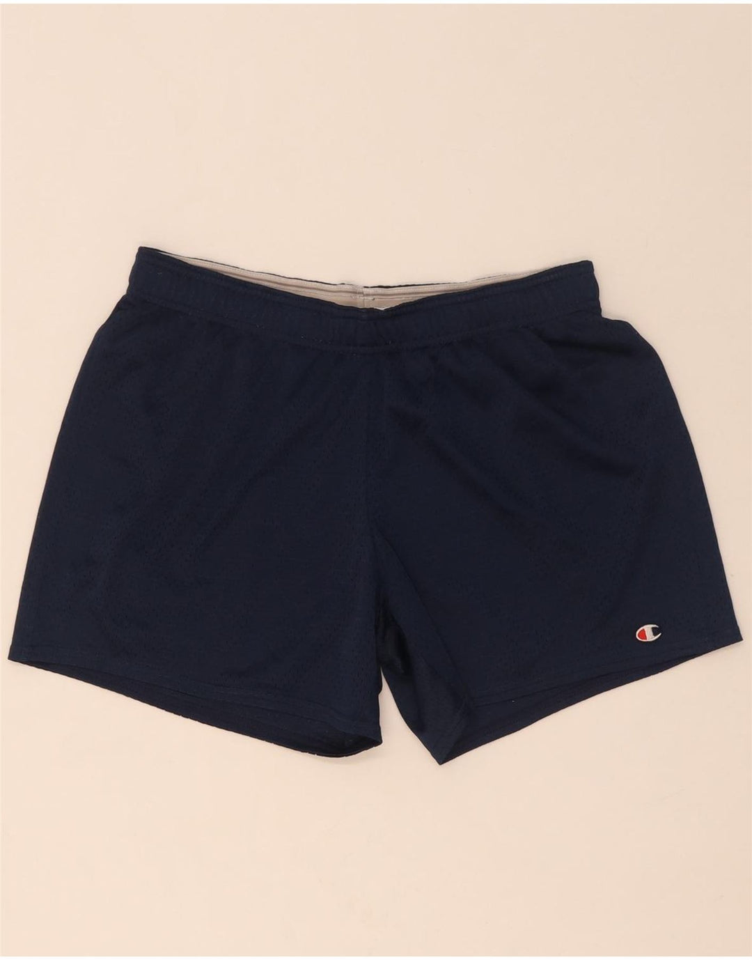 Champion Short de Sport Homme Bleu Marine Moyen Polyester