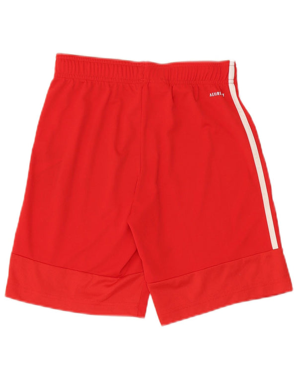 Adidas Short de Sport Aeroready Garçon 11-12 Ans Rouge Polyester