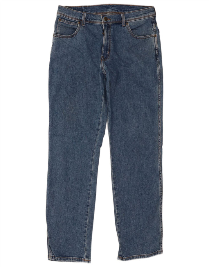 Wrangler Jean droit homme W33 L32 bleu coton