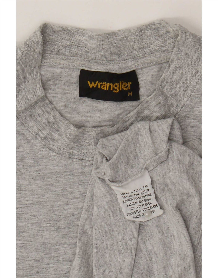Wrangler T-Shirt Homme Gris Moyen Moucheté Coton