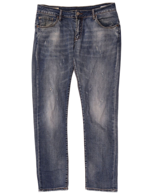 Levi's Jean Slim 511 Distressed Homme W32 L32 Bleu Coton