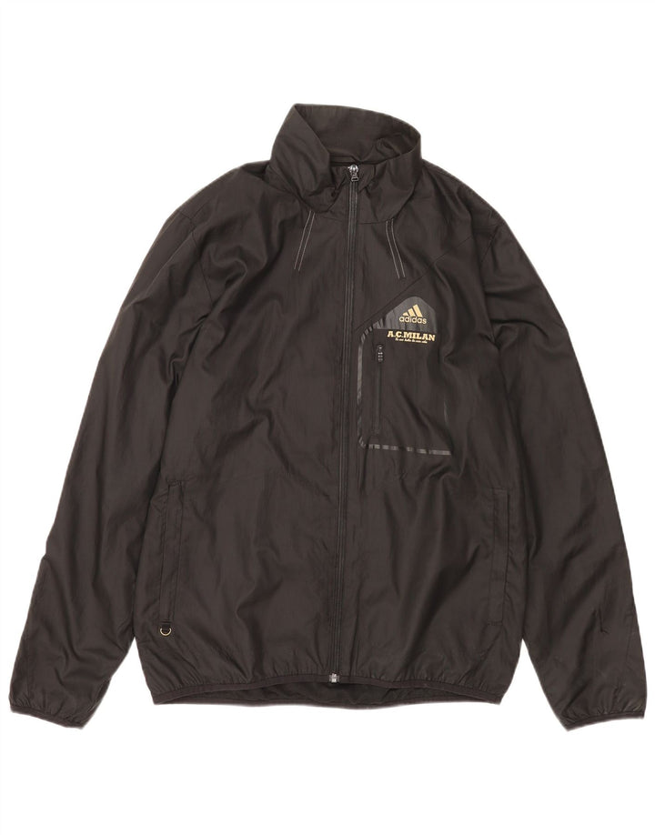 Adidas Veste de pluie pour homme UK 38 Medium Noir Polyester