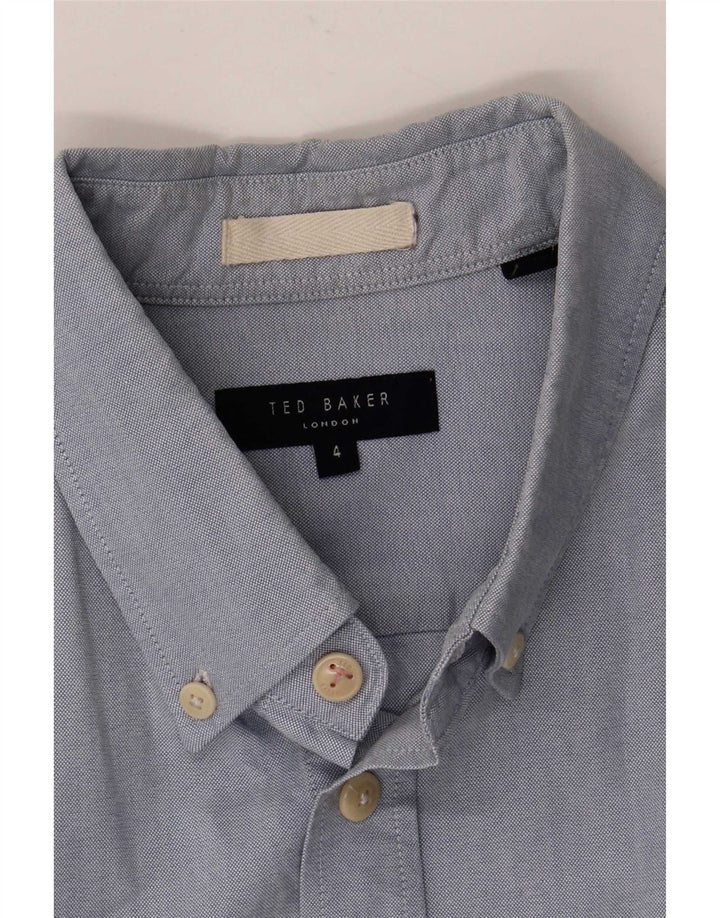 Ted Baker Chemise Homme Taille 4 Large Bleu