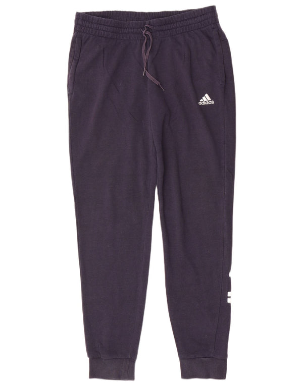 Adidas Pantalon de survêtement graphique pour femme Joggers UK 12/14 Bleu marine moyen