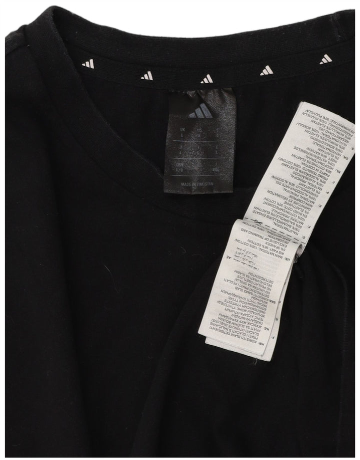 Adidas T-Shirt Homme Haut Grand Coton Noir
