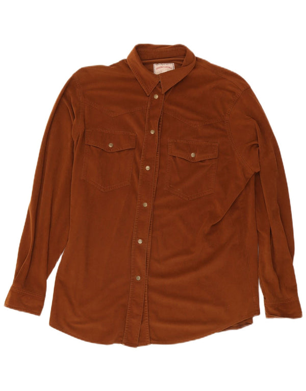 Country Casuals Chemisier en velours pour femme IT 42/44 Triacétate marron moyen
