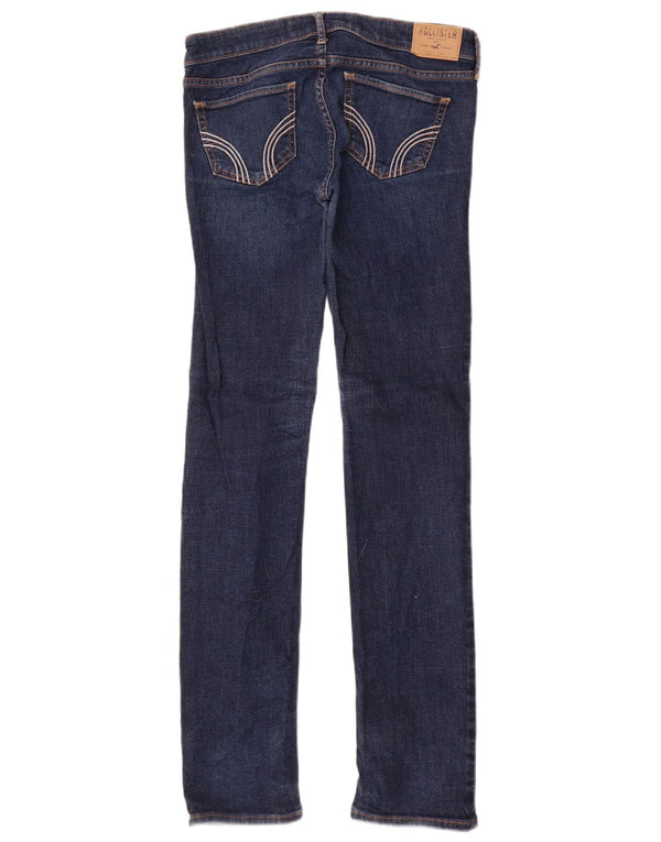 Hollister Jean skinny pour femme US 3 XS W26 L33 Bleu marine Coton