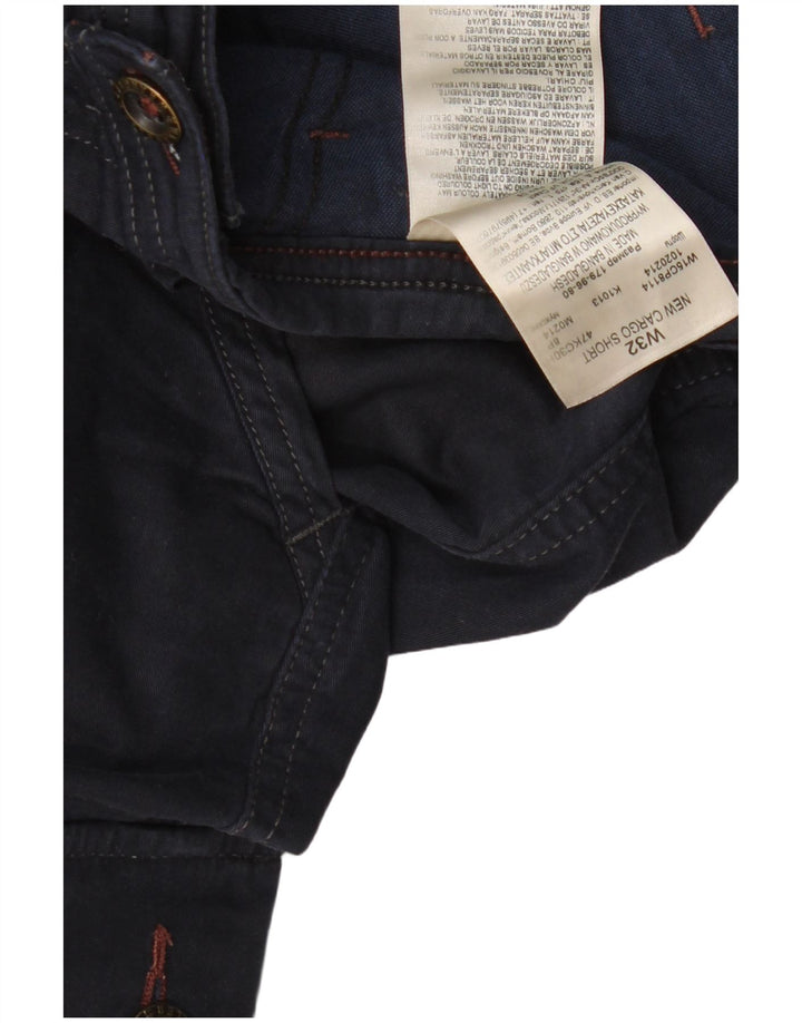 Wrangler Short Cargo Homme W32 Coton Bleu Marine Moyen
