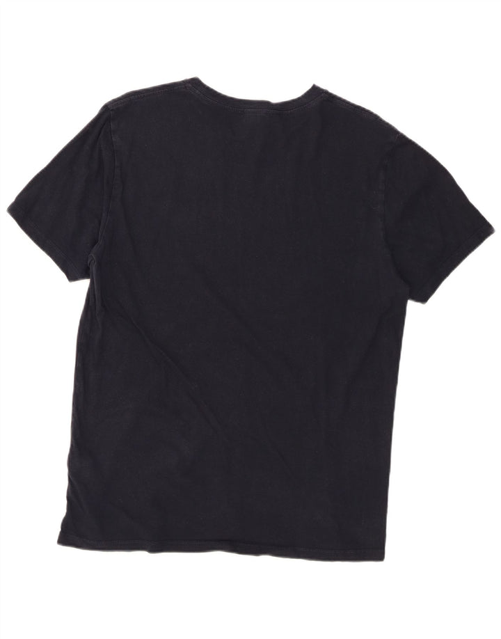 Reiss T-Shirt Homme Haut Large Noir Coton