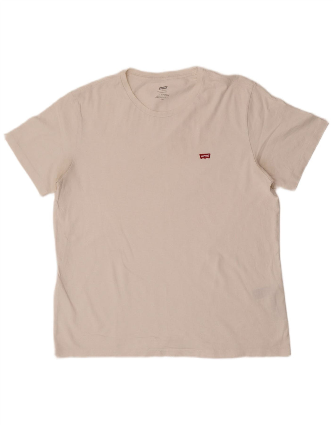 Levi's Tee-Shirt Standard Homme Blanc Large Coton