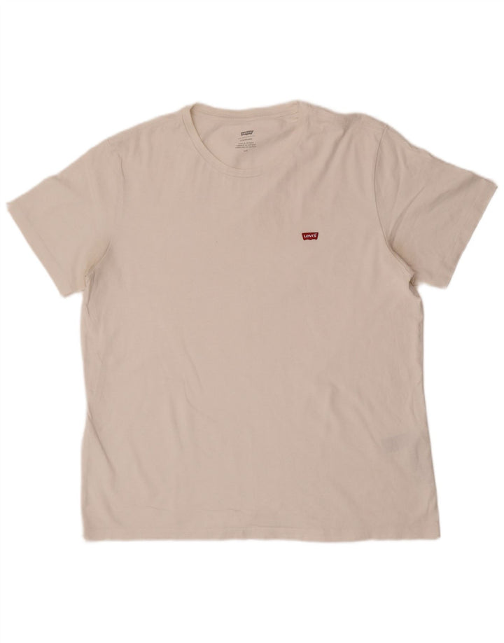 Levi's Tee-Shirt Standard Homme Blanc Large Coton