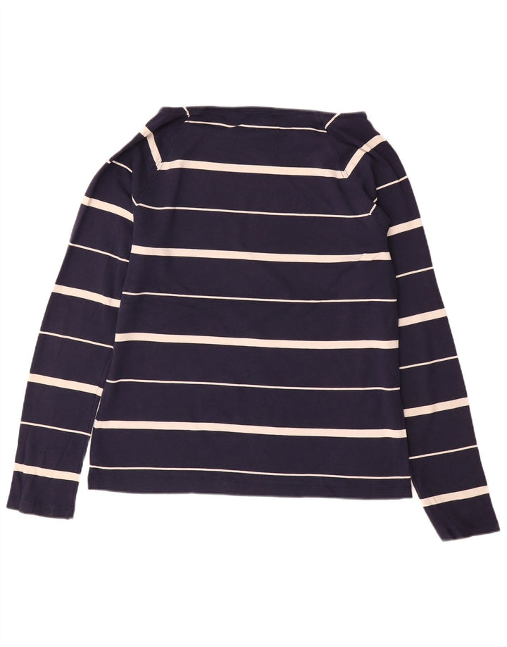 Tommy Hilfiger Haut à manches longues pour femme UK 18 XL Bleu marine rayé