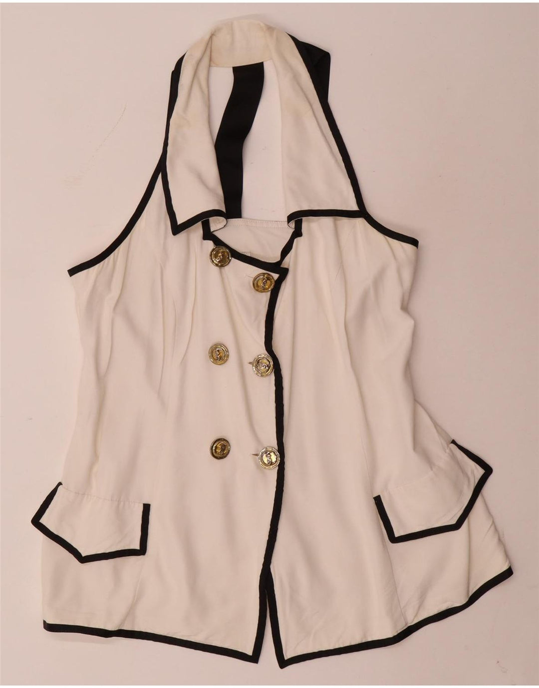 Joseph Ribkoff Gilet Femme UK 16 Large Viscose Blanche