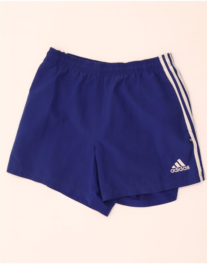 Adidas Short de sport pour homme Bleu marine moyen Polyester