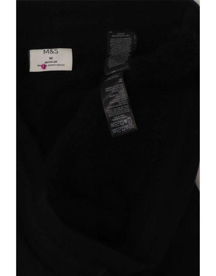 Marks & Spencer Pantalon de Survêtement Regular Homme Noir Moyen