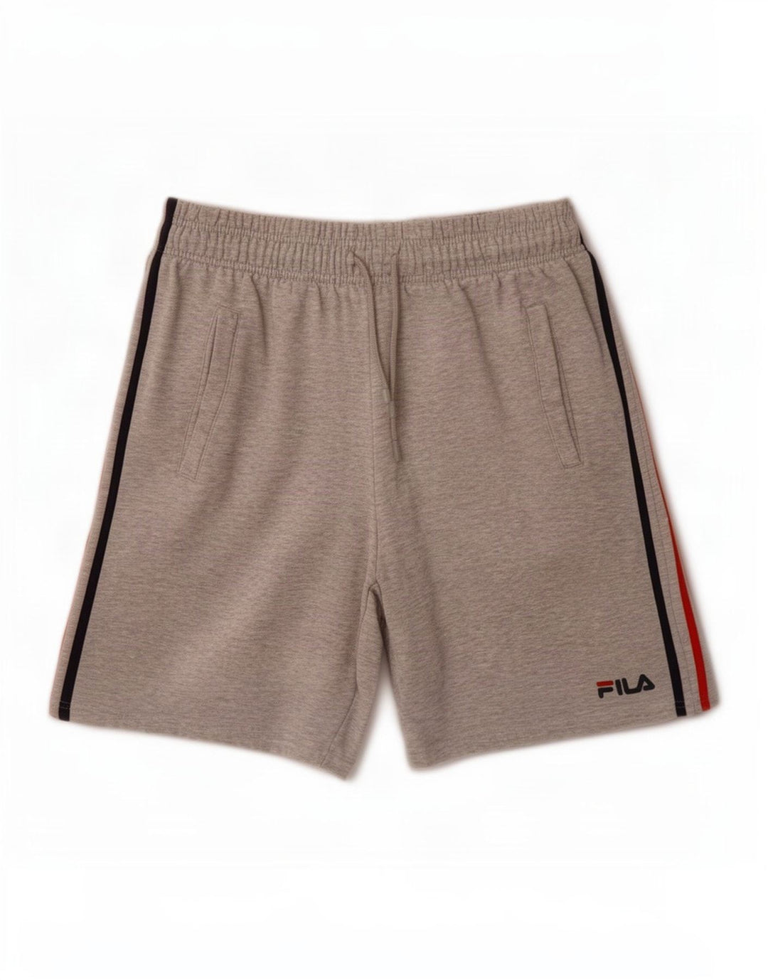 Fila Short de Sport Homme Gris Moyen Chiné Coton