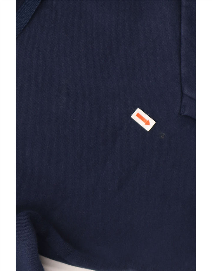 ADIDAS Pull à capuche pour homme Petit coton bleu marine