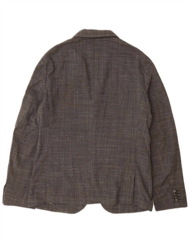 TOMMY HILFIGER Veste blazer sur mesure à 2 boutons pour homme IT 48 Gris moyen