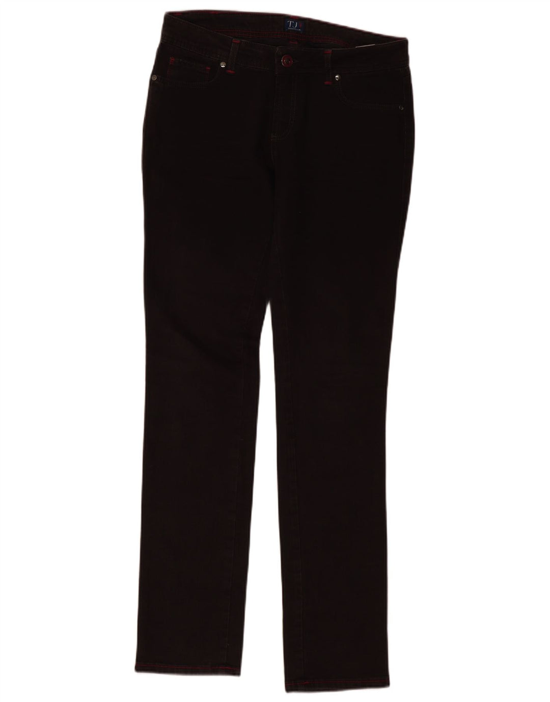 Trussardi Jean Slim W30 L33 Marron Coton Femme
