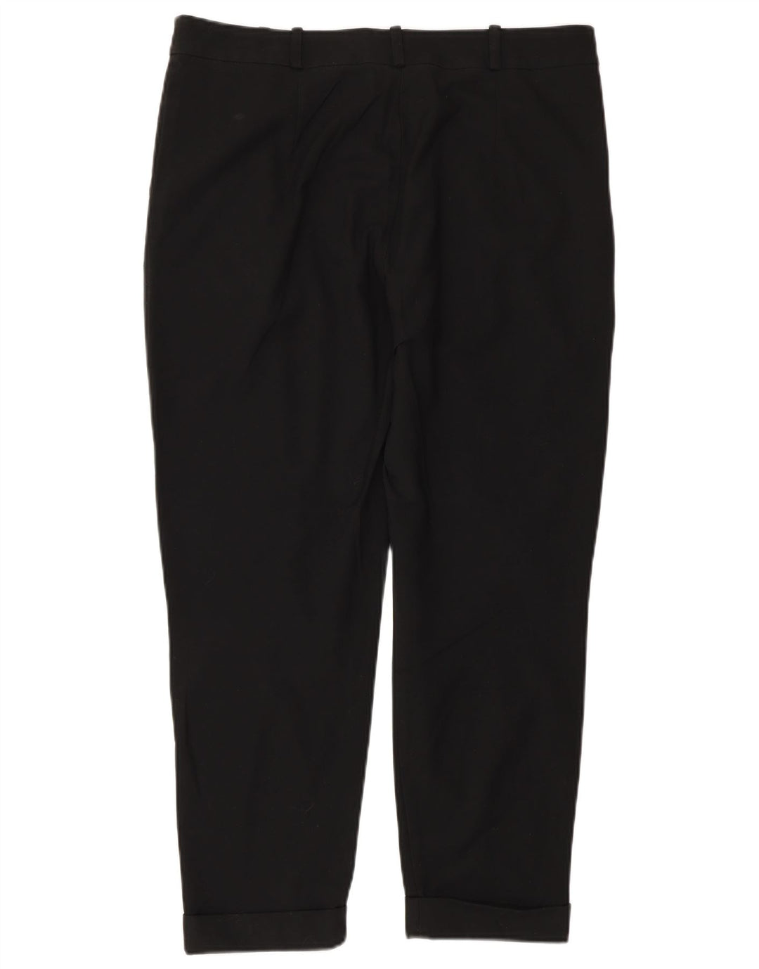 Zara Pantalon court fuselé pour femme EU 40 Medium W30 L25 Noir Polyester
