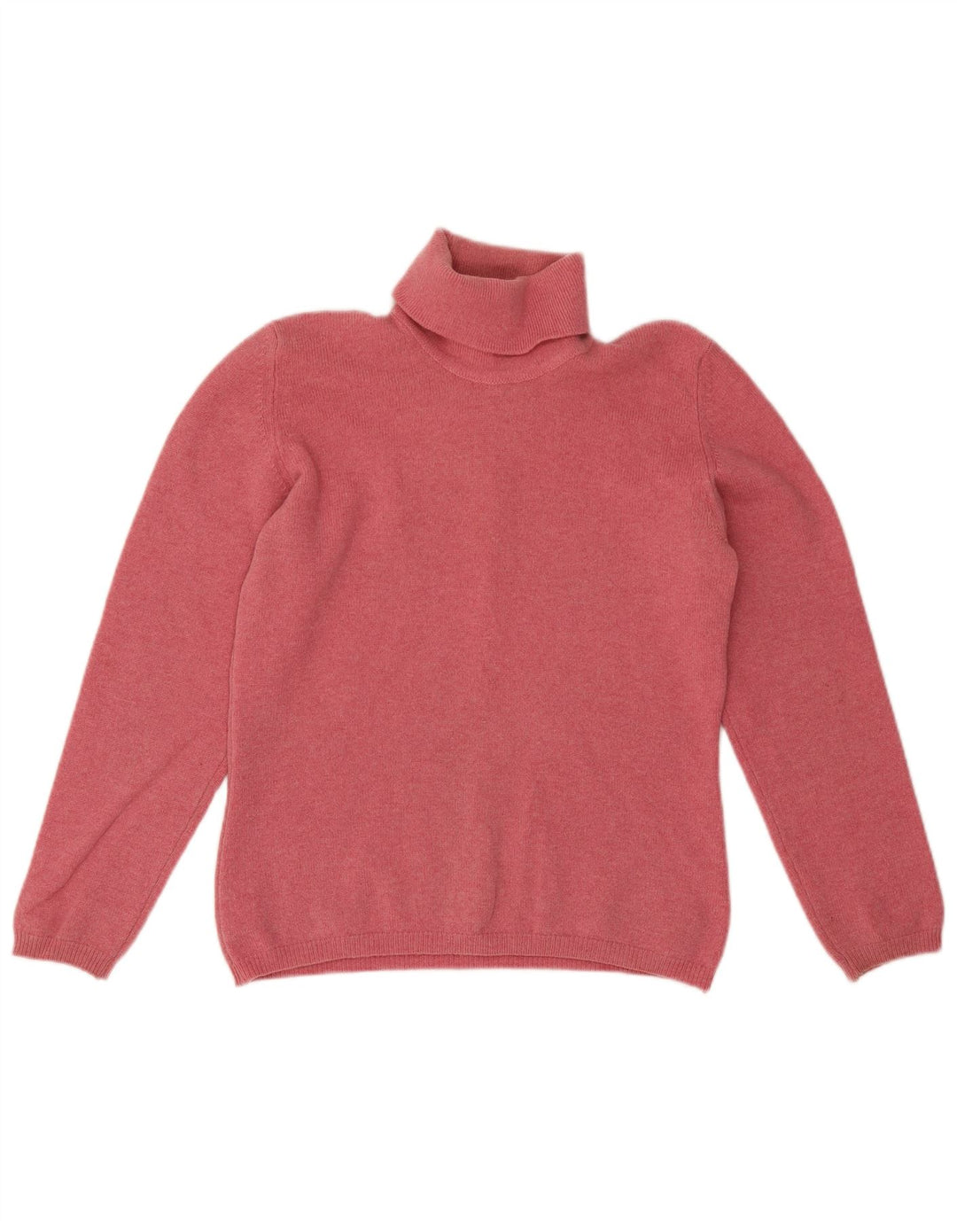 Lyle & Scott Pull col roulé pour femme UK 14 Rose moyen