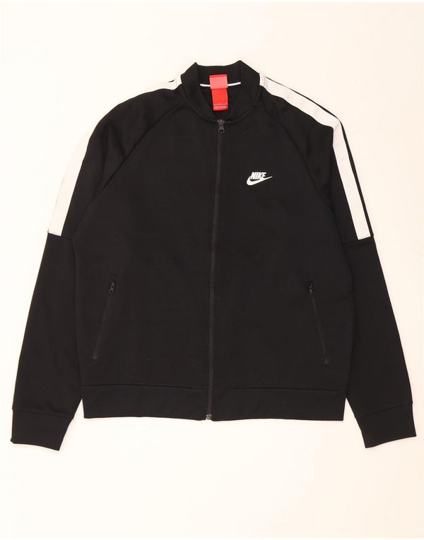 Nike Veste de survêtement pour homme Taille L en polyester color block noir
