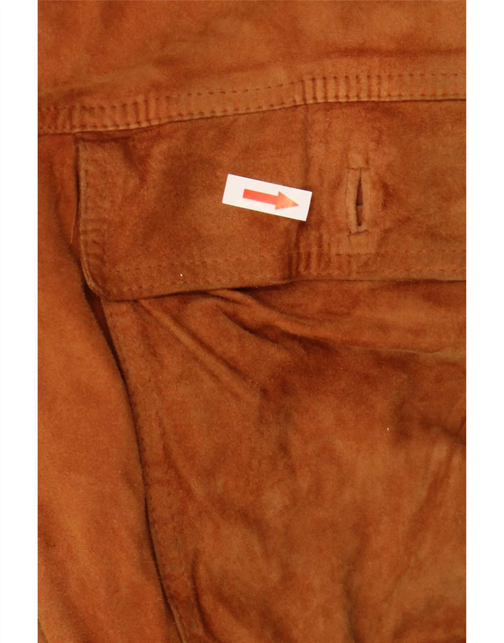 Pielini Veste Bomber En Daim Homme IT 56 3XL Beige