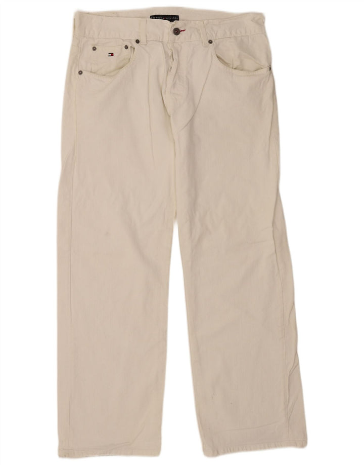 Tommy Hilfiger Jean droit homme W36 L30 coton blanc