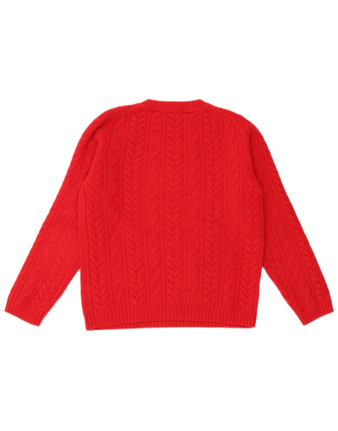 Tommy Hilfiger Pull à col rond pour femme UK 12 Laine rouge moyen