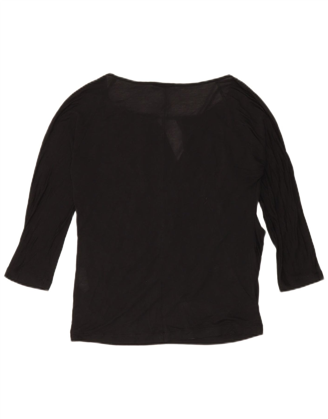 Max & Co. Haut à manches 3/4 pour femme UK 14 en soie noire moyenne