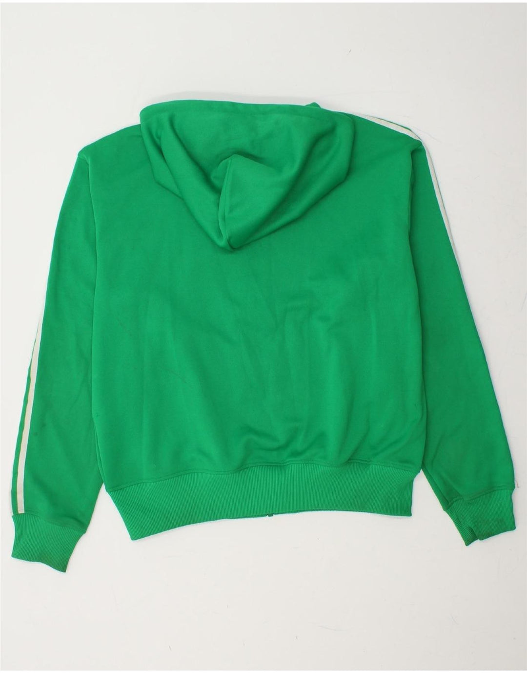 ADIDAS Pull à capuche zippé pour homme XL en coton vert