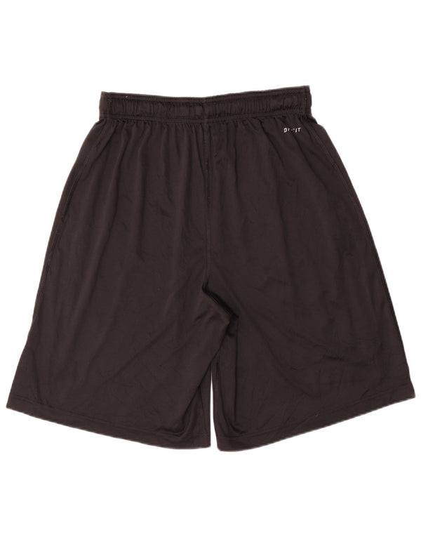 Nike Short de sport Dri Fit Graphic pour homme en polyester noir moyen