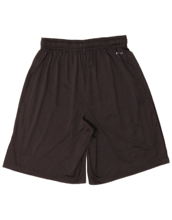 Nike Short de sport Dri Fit Graphic pour homme en polyester noir moyen