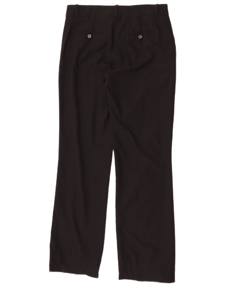 Pantalon Chino Droit Femme Zara EU 38 Small W28 L31 Noir Polyester