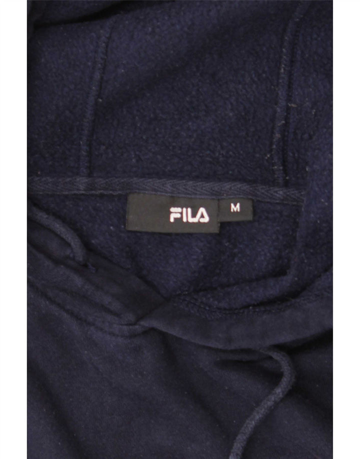 Fila Pull à Capuche Graphique Homme Bleu Marine Moyen Coton