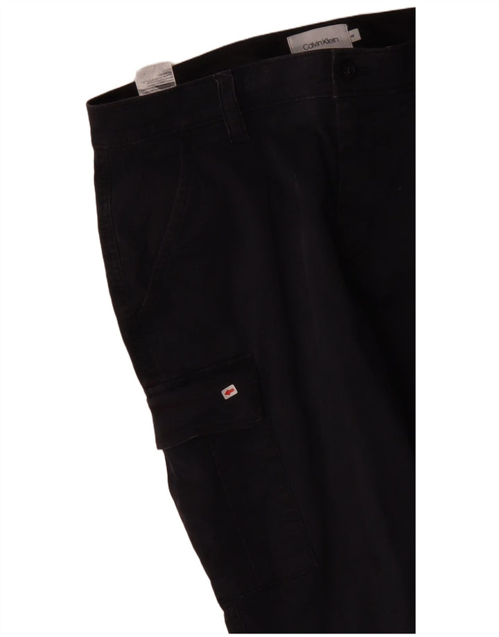 Calvin Klein Short Cargo Homme IT 48 Medium W34 Bleu Marine Coton