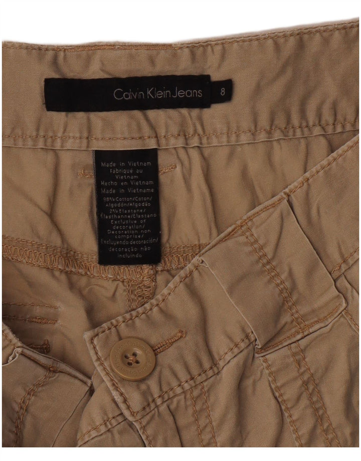 Calvin Klein Jeans Short décontracté pour femme US 8 Medium W30 Beige Classique
