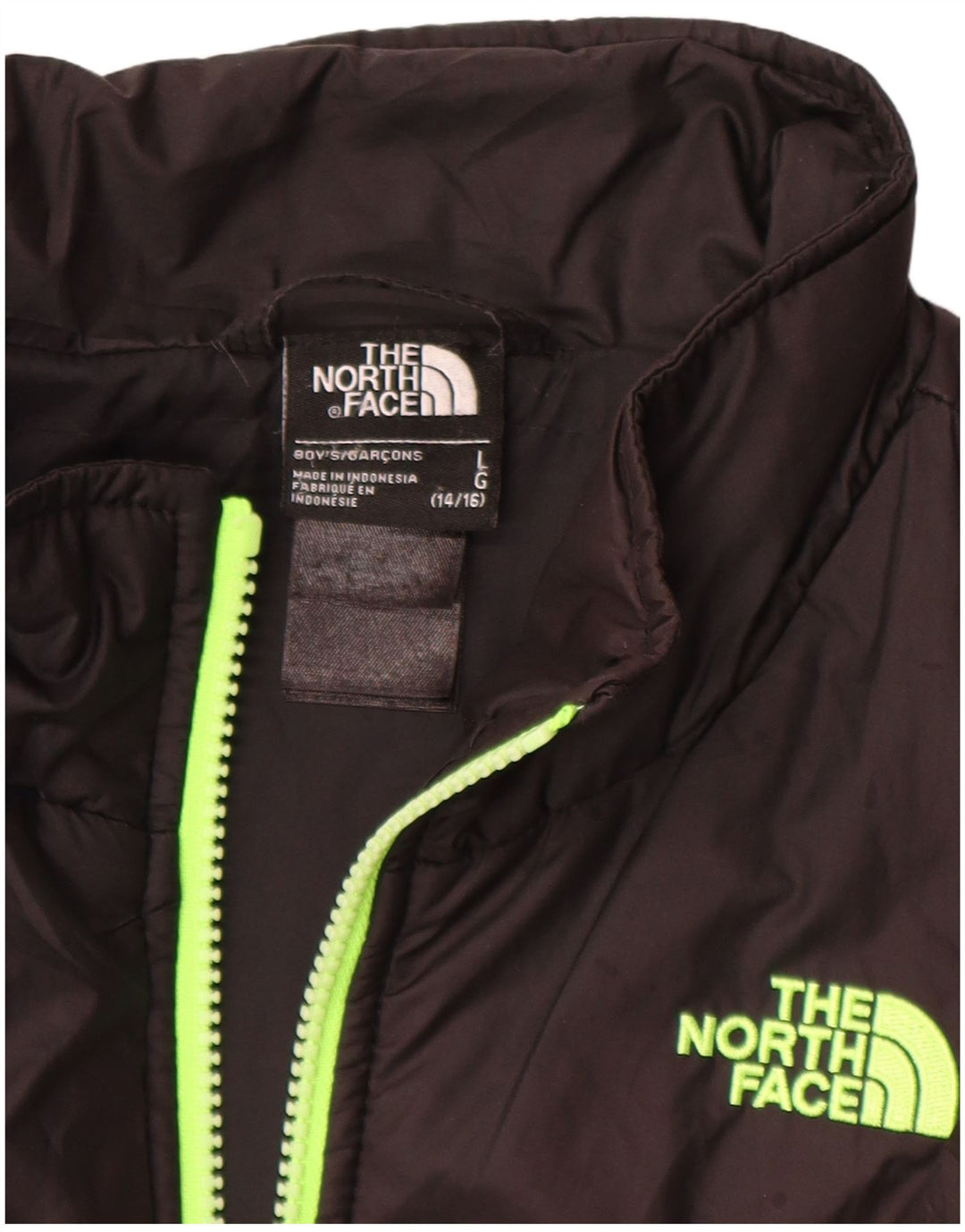 The North Face Veste matelassée Liner pour garçons 14-15 ans Large Noir Polyester