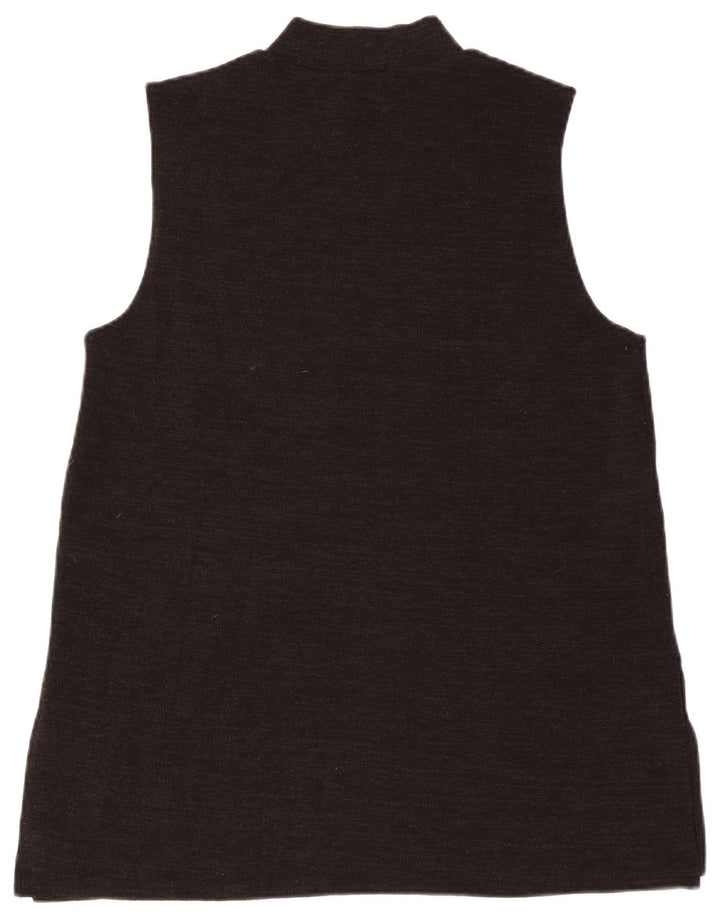 Zara Femme Débardeur UK 14 Large Noir Moucheté